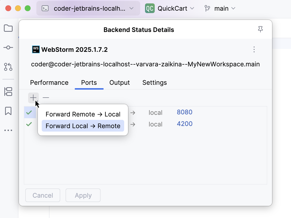 Reverse port forwarding Reverse port forwarding