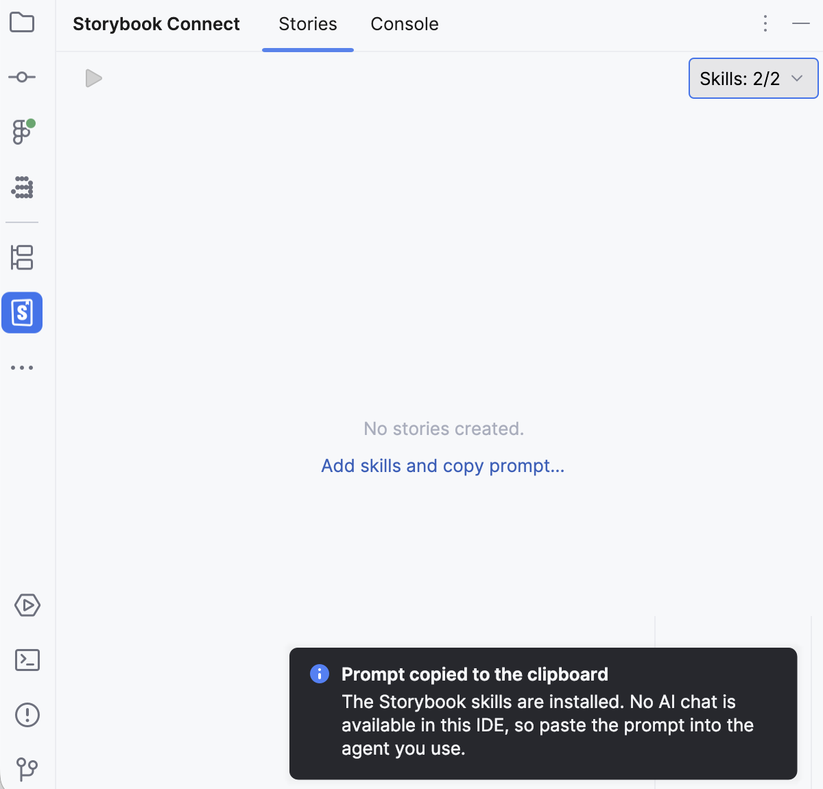 Add skills and copy prompt Add skills and copy prompt