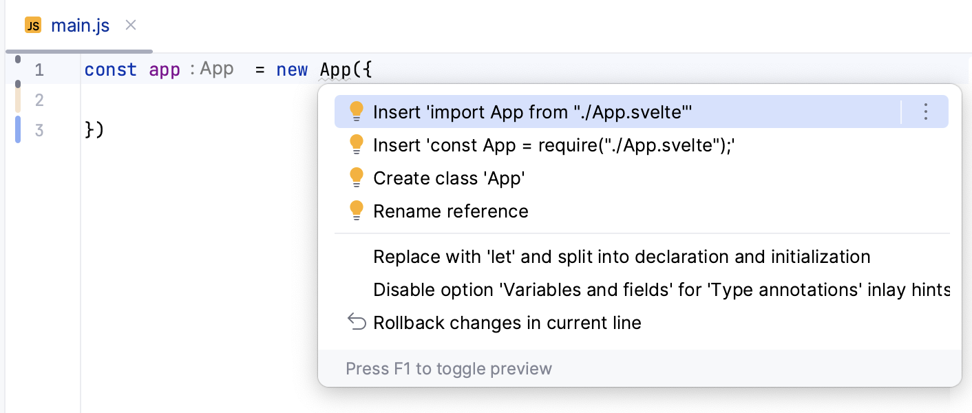 Svelte: insert import quick fix Svelte: insert import quick fix