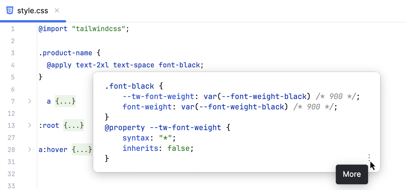 CSS preview