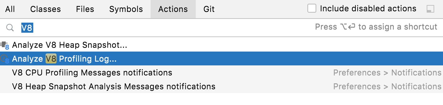 Open previously saved profiling log Open previously saved profiling log