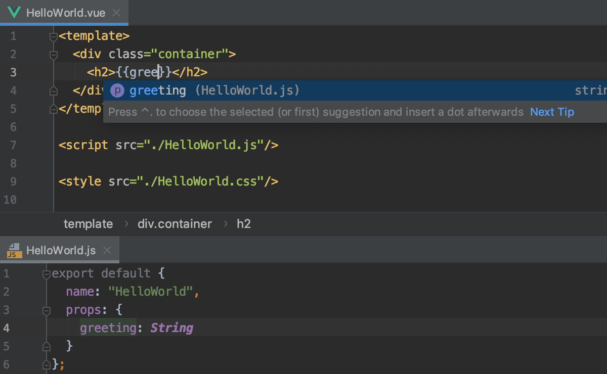完成在单独文件中定义的 Vue.js 组件 完成在单独文件中定义的 Vue.js 组件