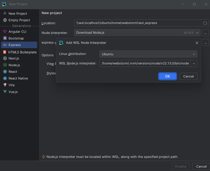 WSL | WebStorm Documentation