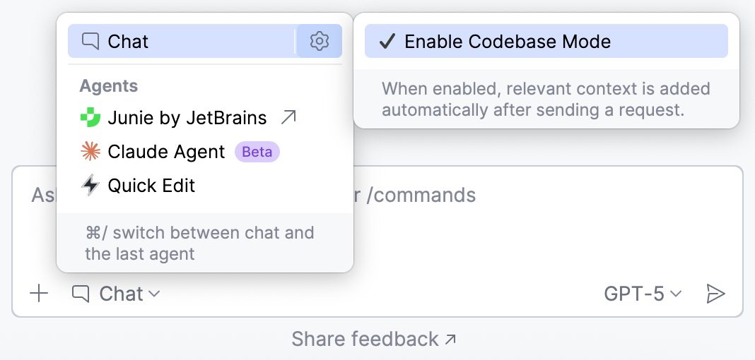 Codebase setting Codebase setting