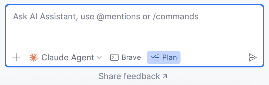 Enable Plan mode Enable Plan mode