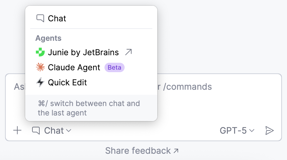 Switch chat mode Switch chat mode