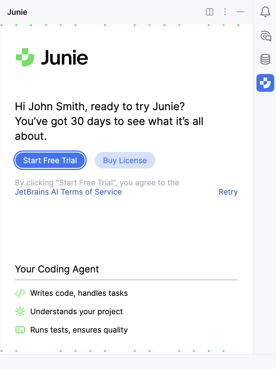 Start Free Trial Junie