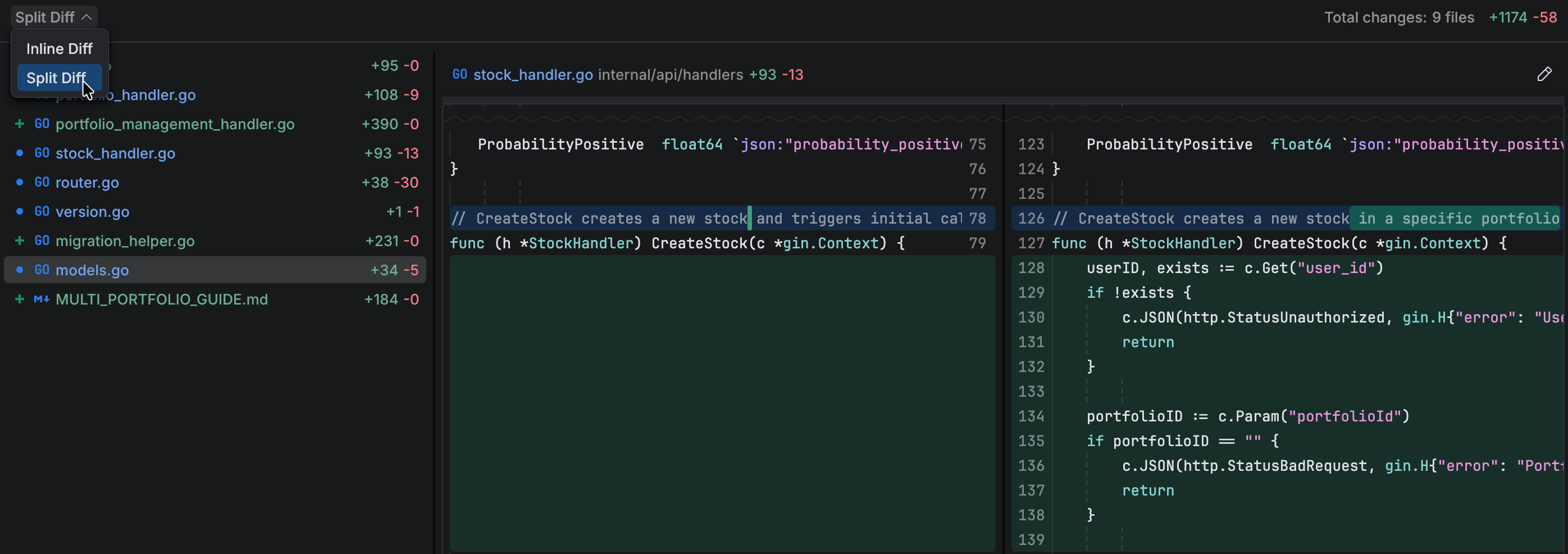 Split Diff Split Diff