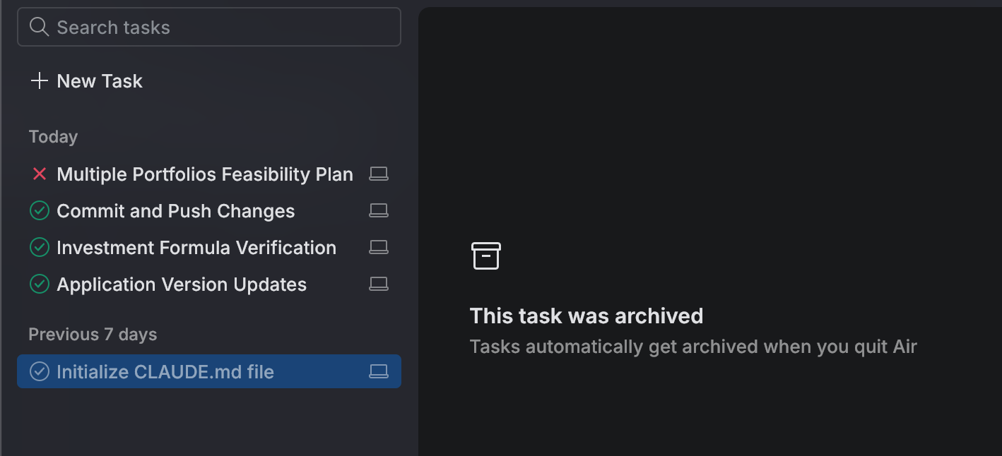 task is archived task is archived