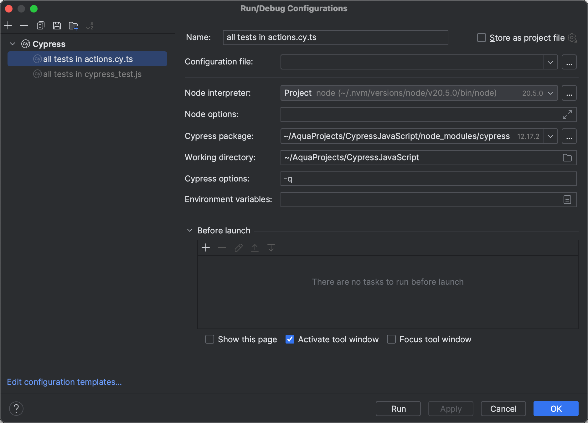 Web UI Test Automation | Aqua Documentation