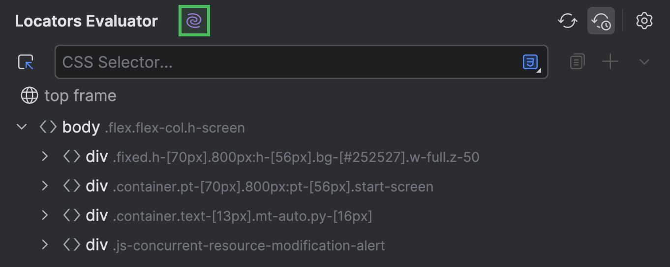 Work with Web Inspector | Aqua Documentation