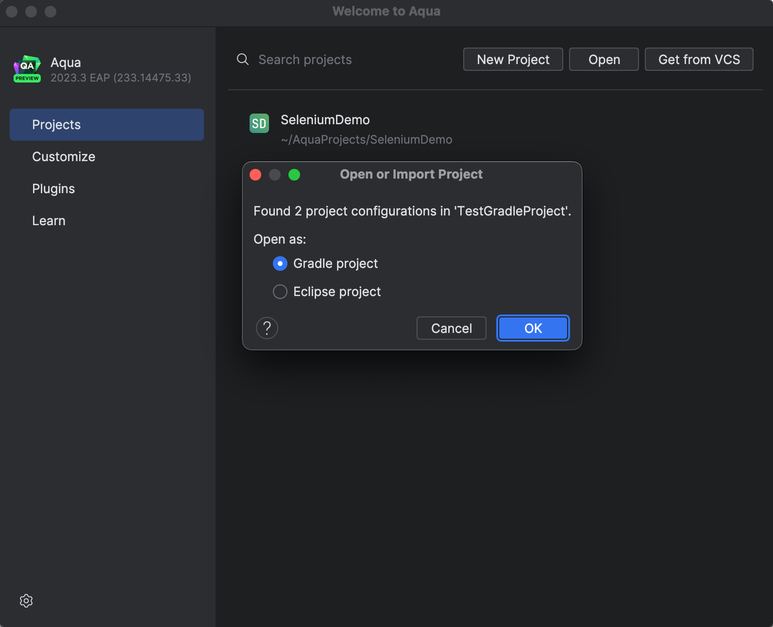 Set up a Git repository Aqua Documentation