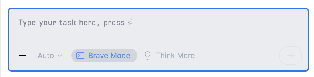 Select Brave Mode checkbox