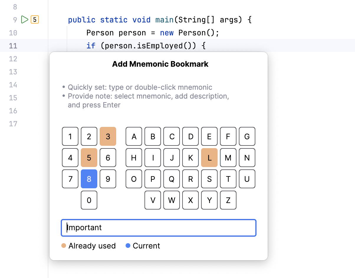Bookmarks Aqua Documentation