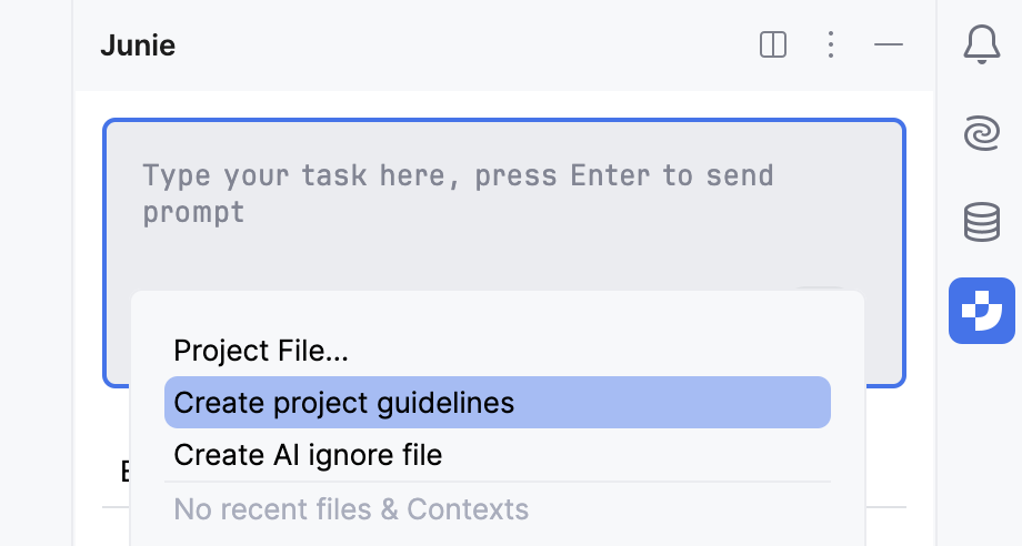 Create project guidelines Create project guidelines