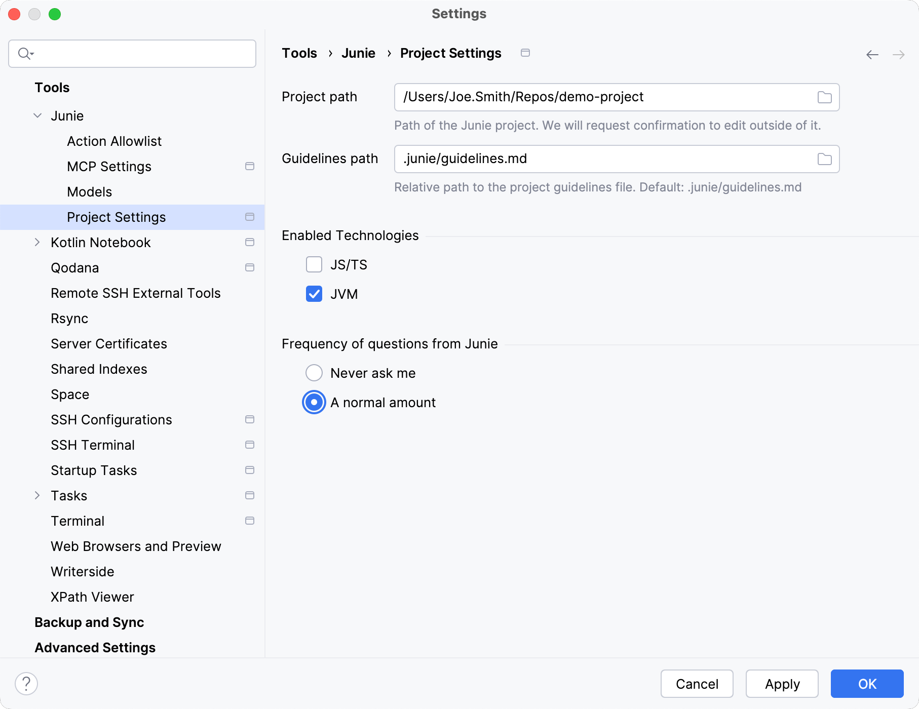 Action Allowlist Junie Action Allowlist Junie