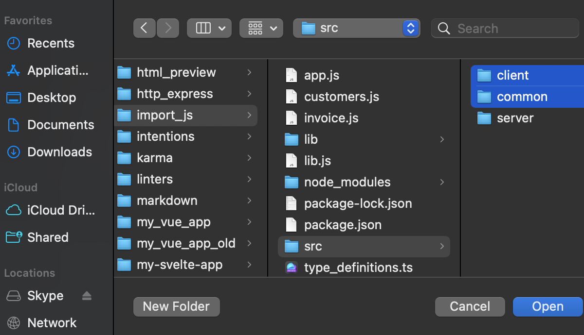 Configure JavaScript libraries | Aqua Documentation