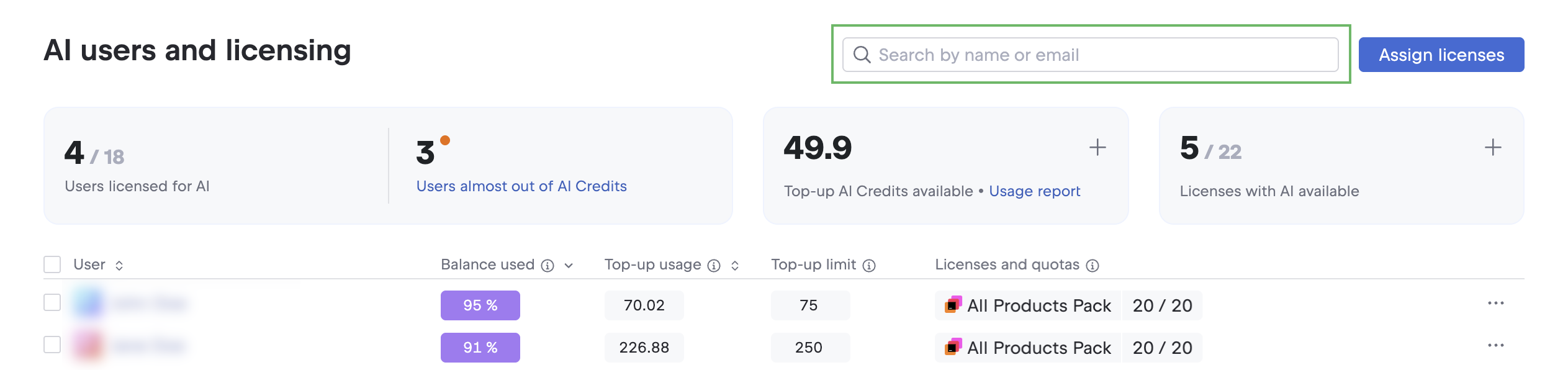 Search for users Search for users