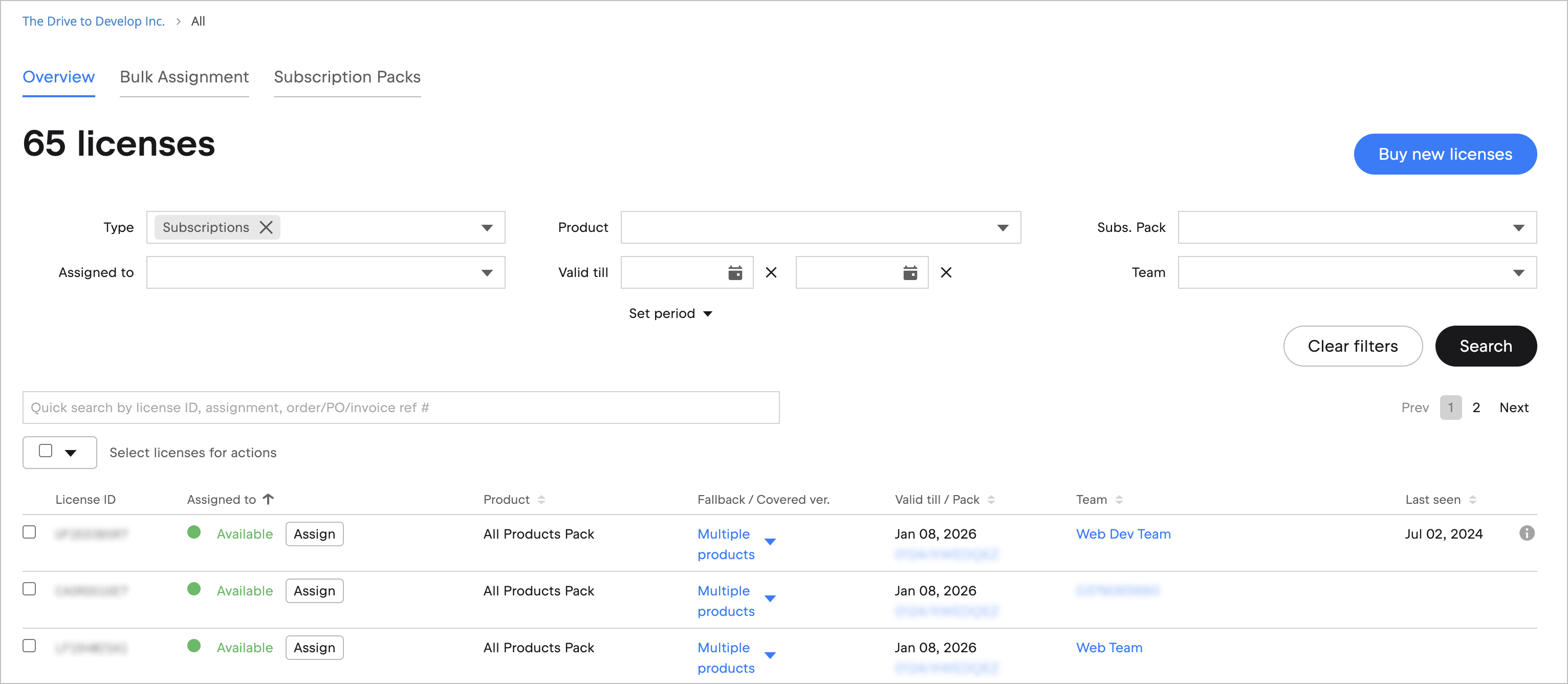 Asset View Asset View
