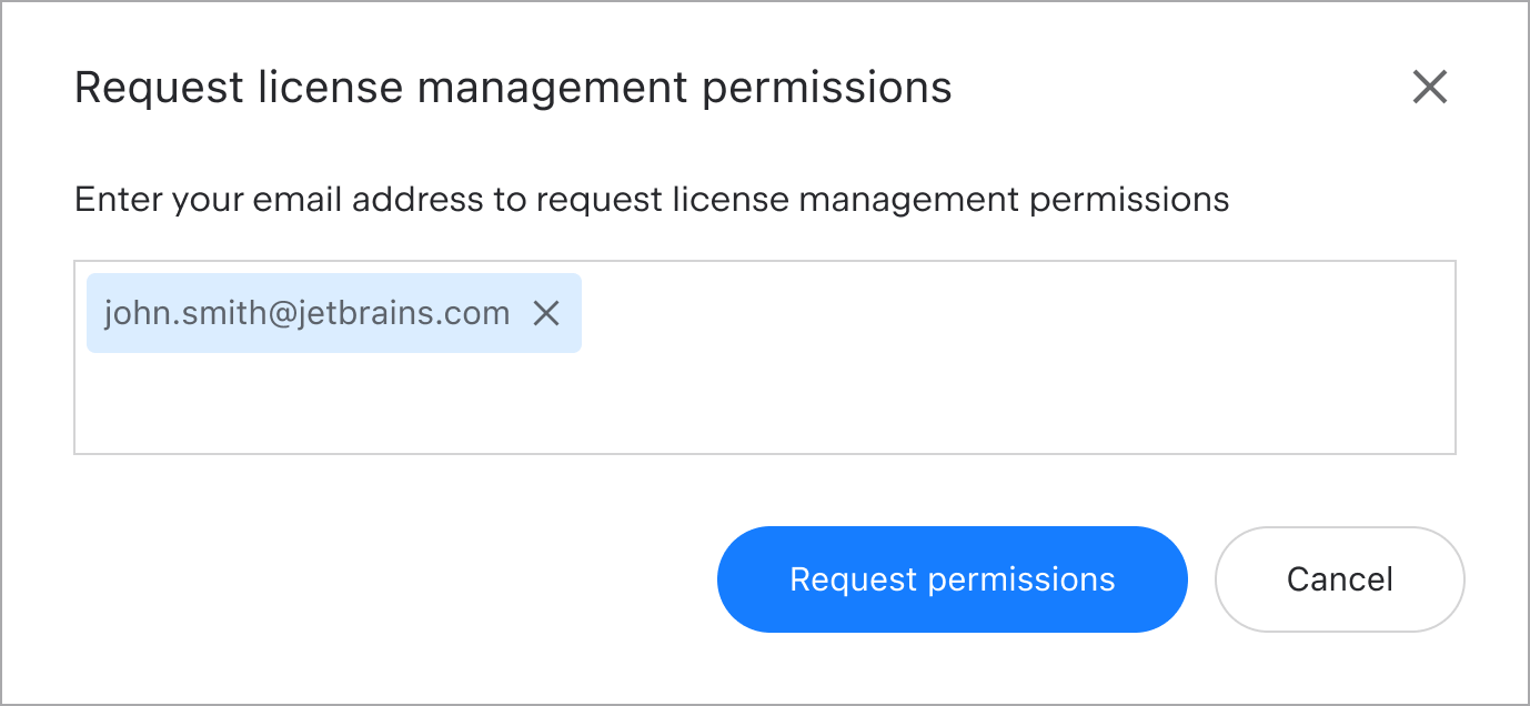 Request Premissions Dialog Request Premissions Dialog