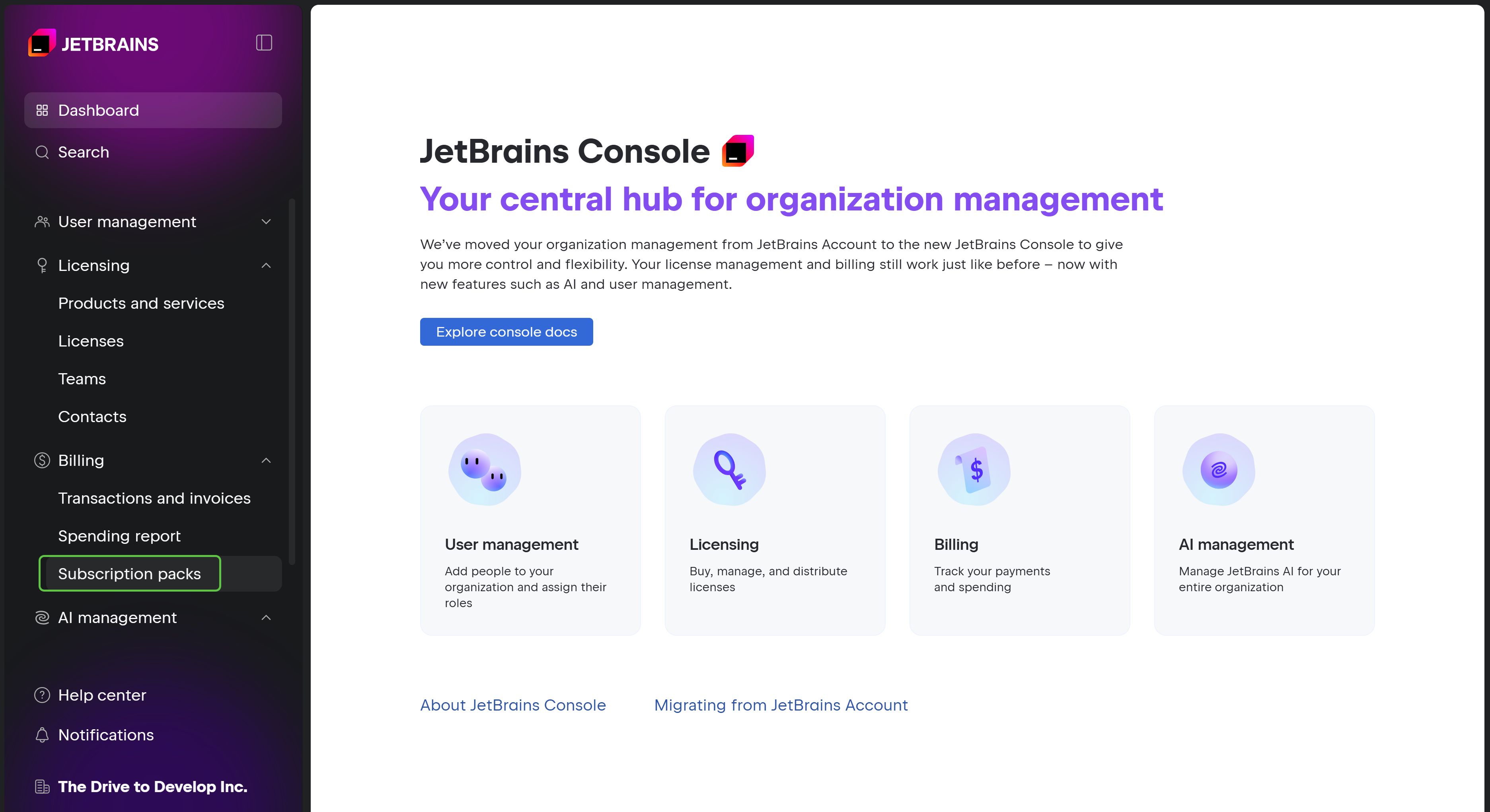 Select Subscription Packs Select Subscription Packs