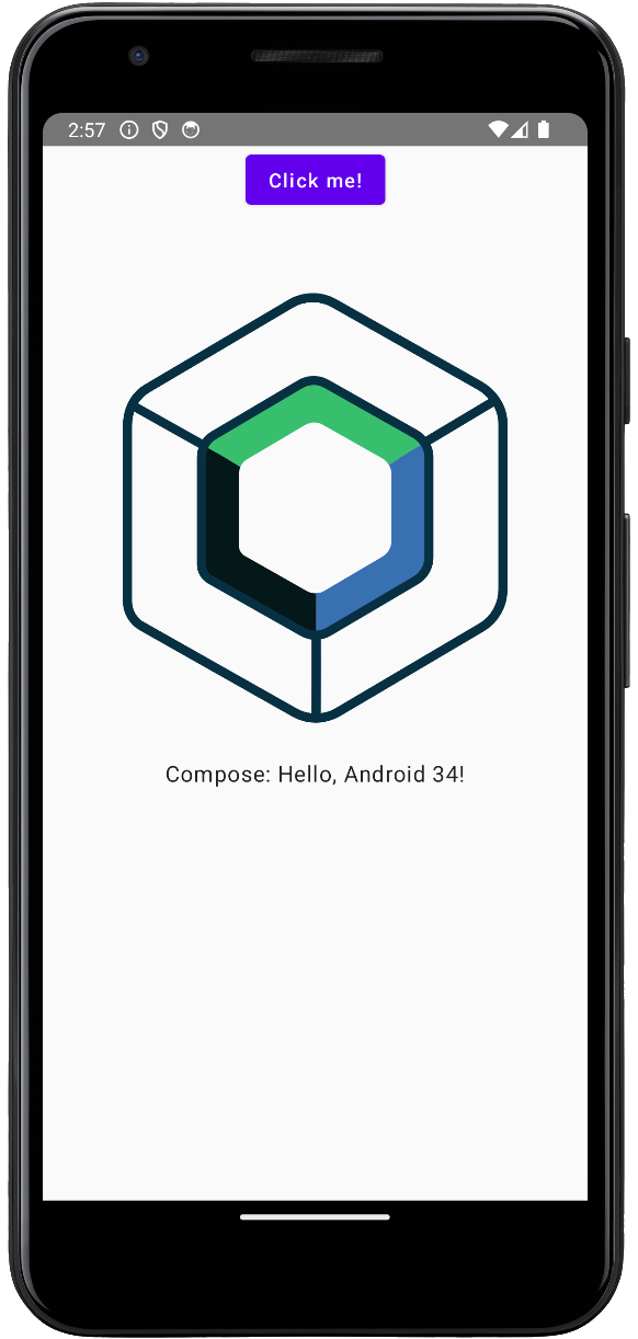 First Compose Multiplatform app on Android