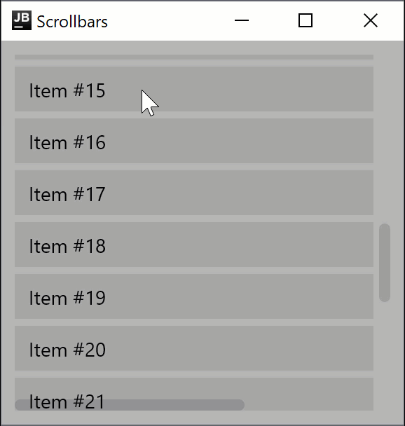 Scrollbar