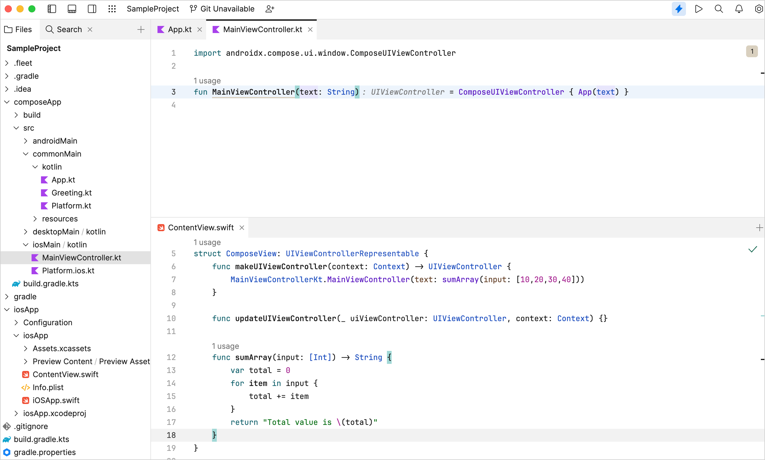 Refactoring across multiple languages in Fleet