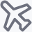 Preflight checks icon with a plane