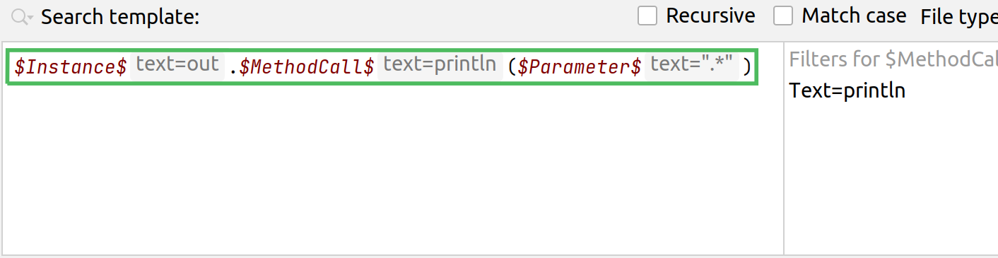 Search template Search template