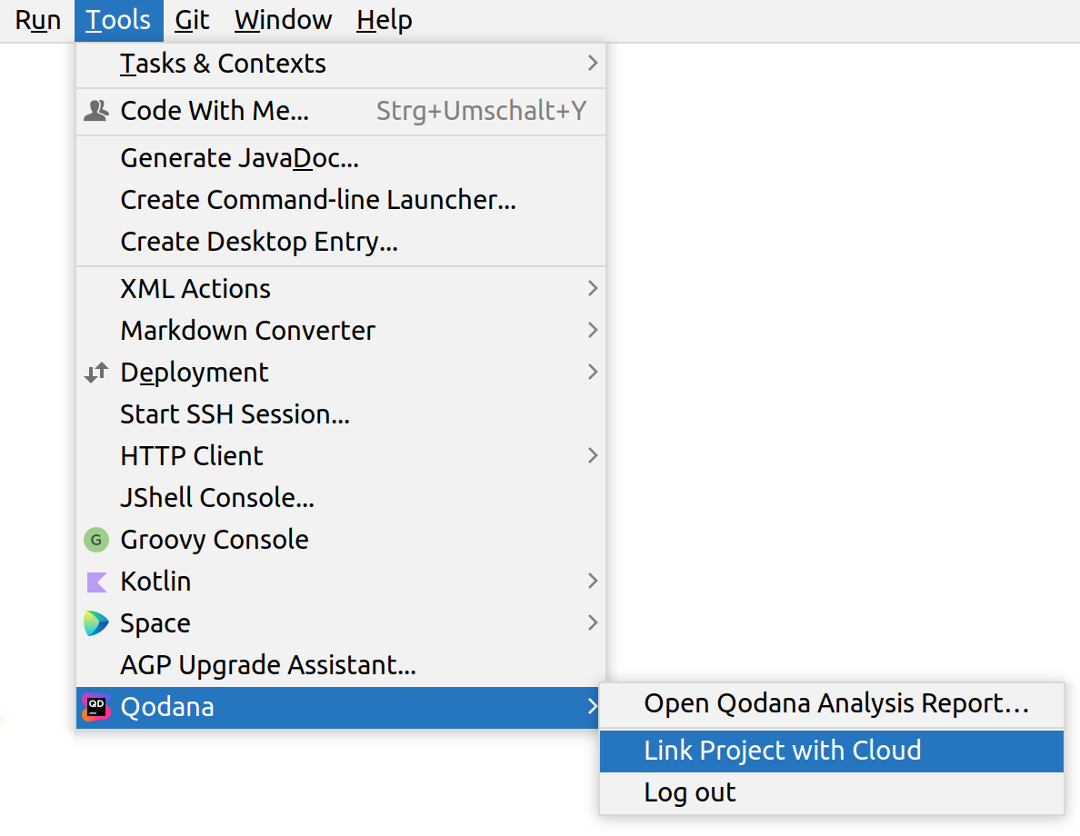 Linking the project with Qodana Cloud