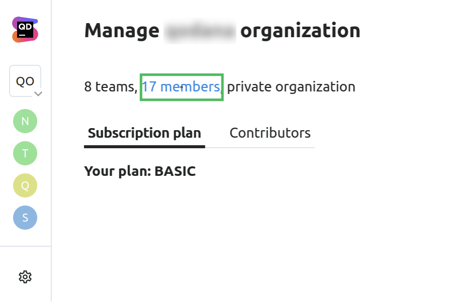 Manage members