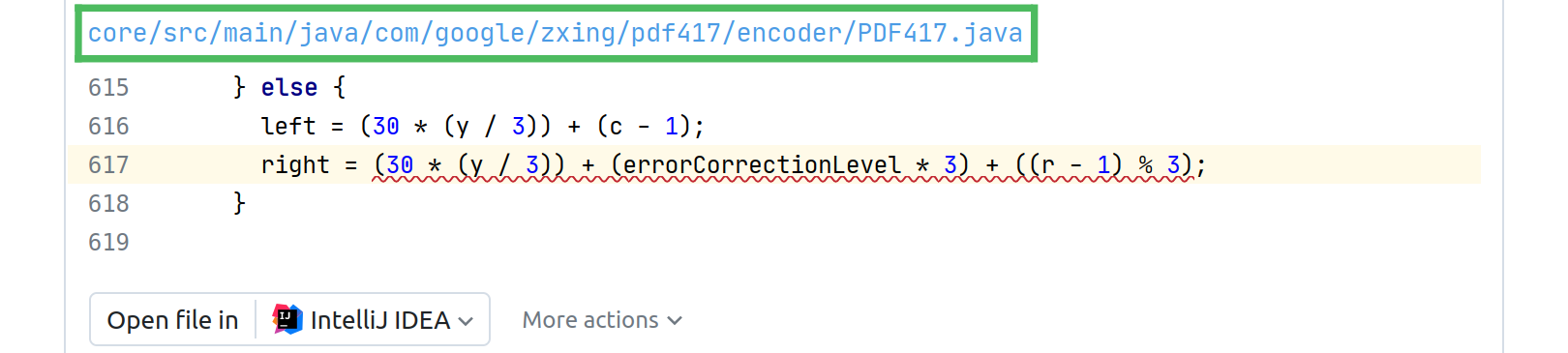 Adjusting the analysis scope, first step