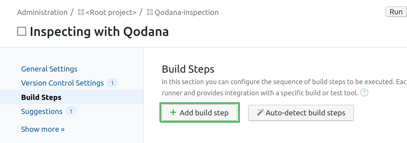 Creating a new build step