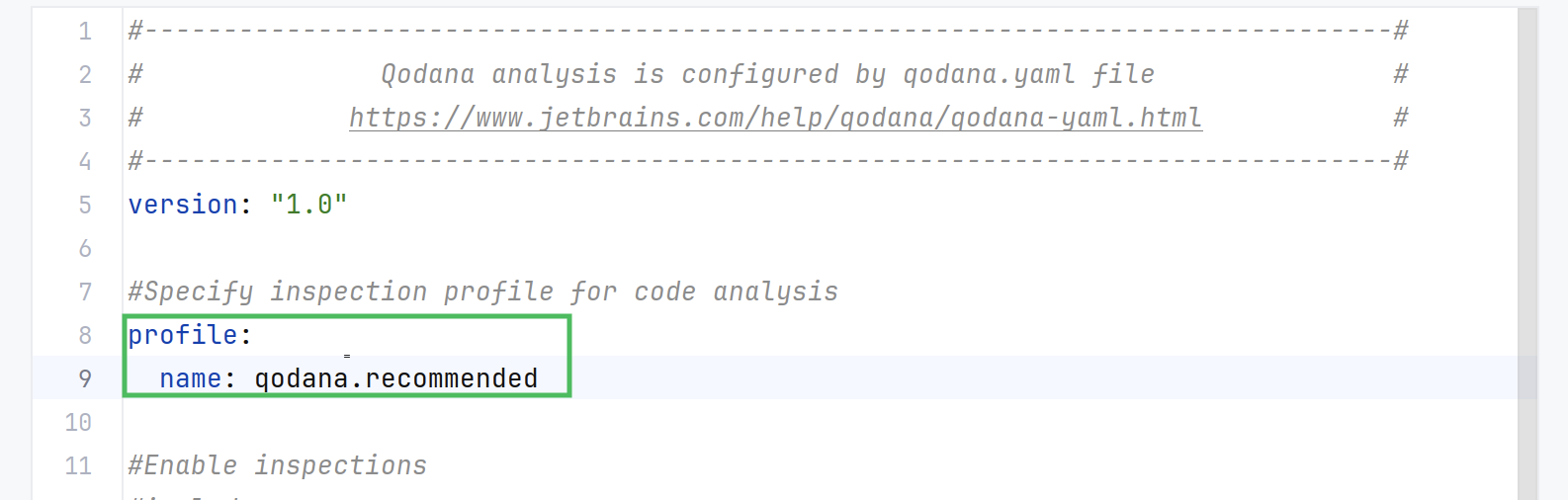 Configuring a Qodana profile