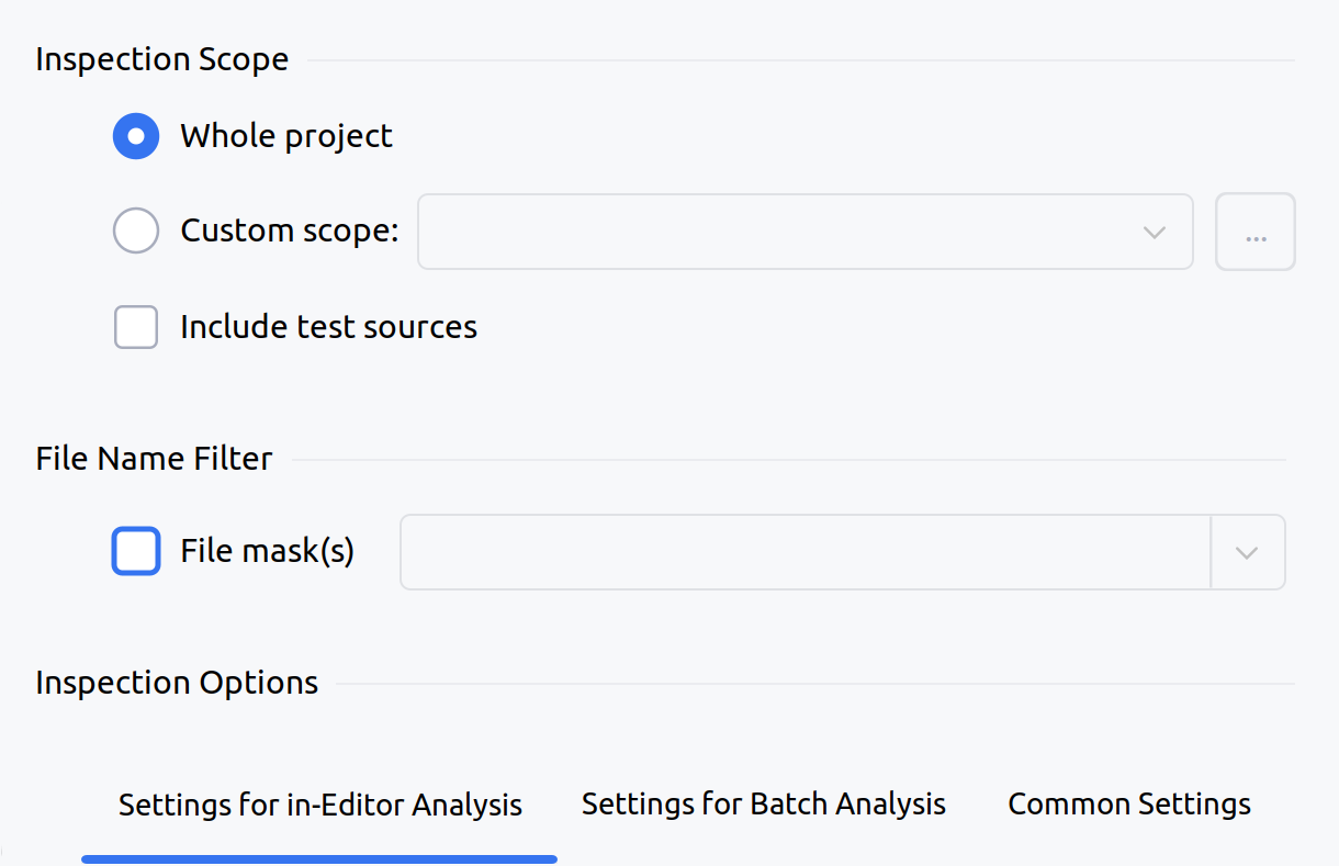 Configuring taint analysis