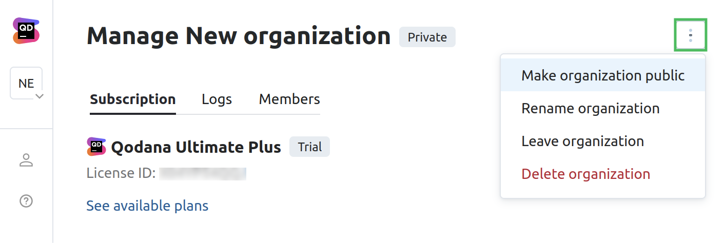 Leaving and switching organization status Leaving and switching organization status