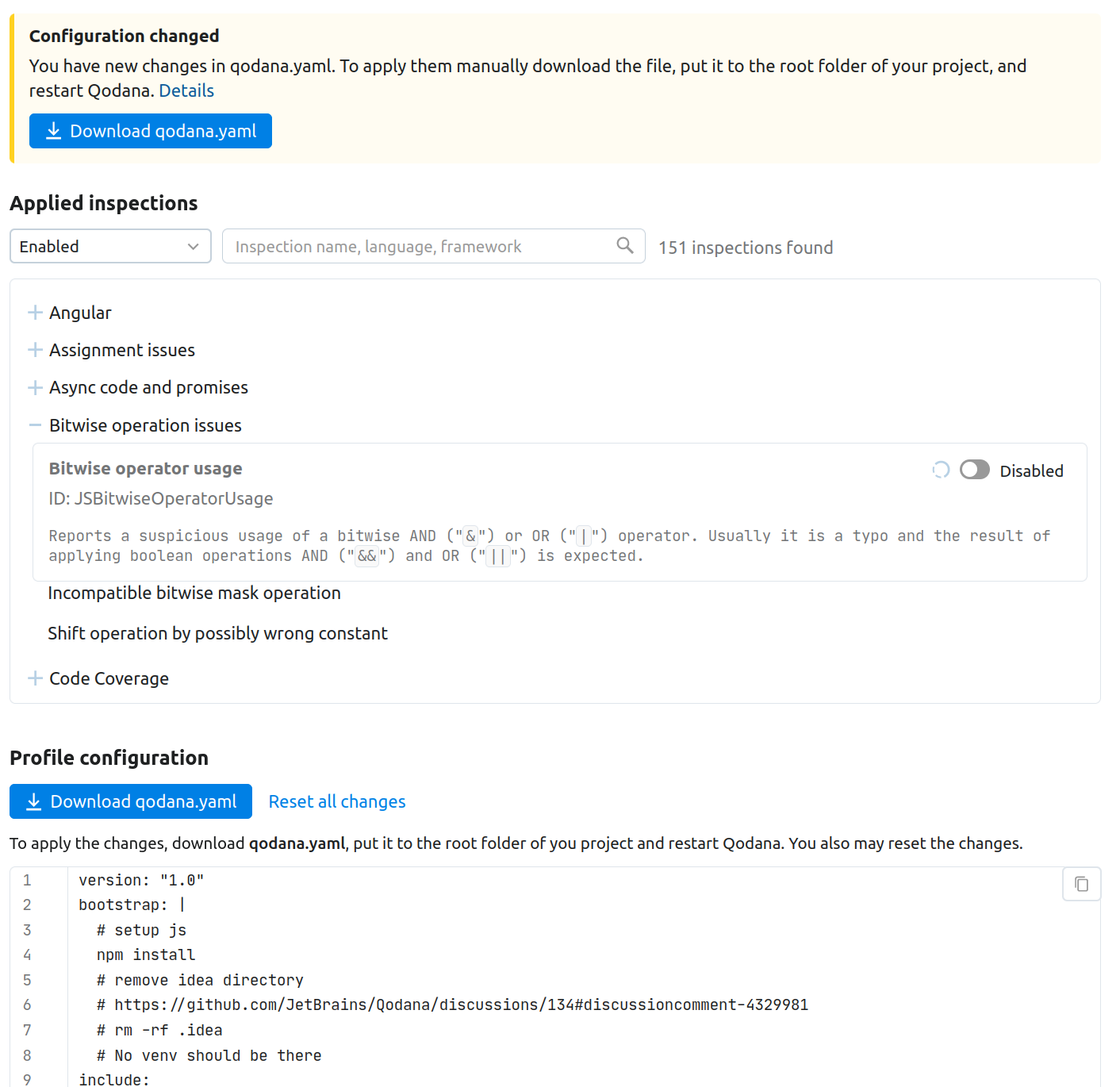 The Configuration tab The Configuration tab