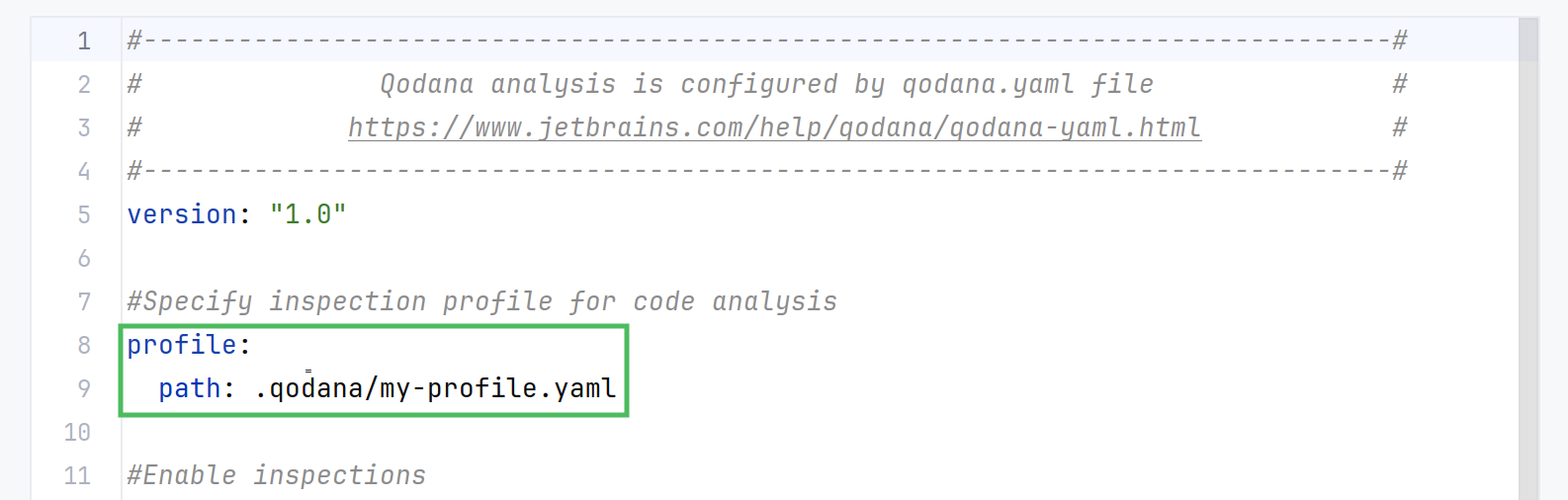 Configuring a custom profile Configuring a custom profile