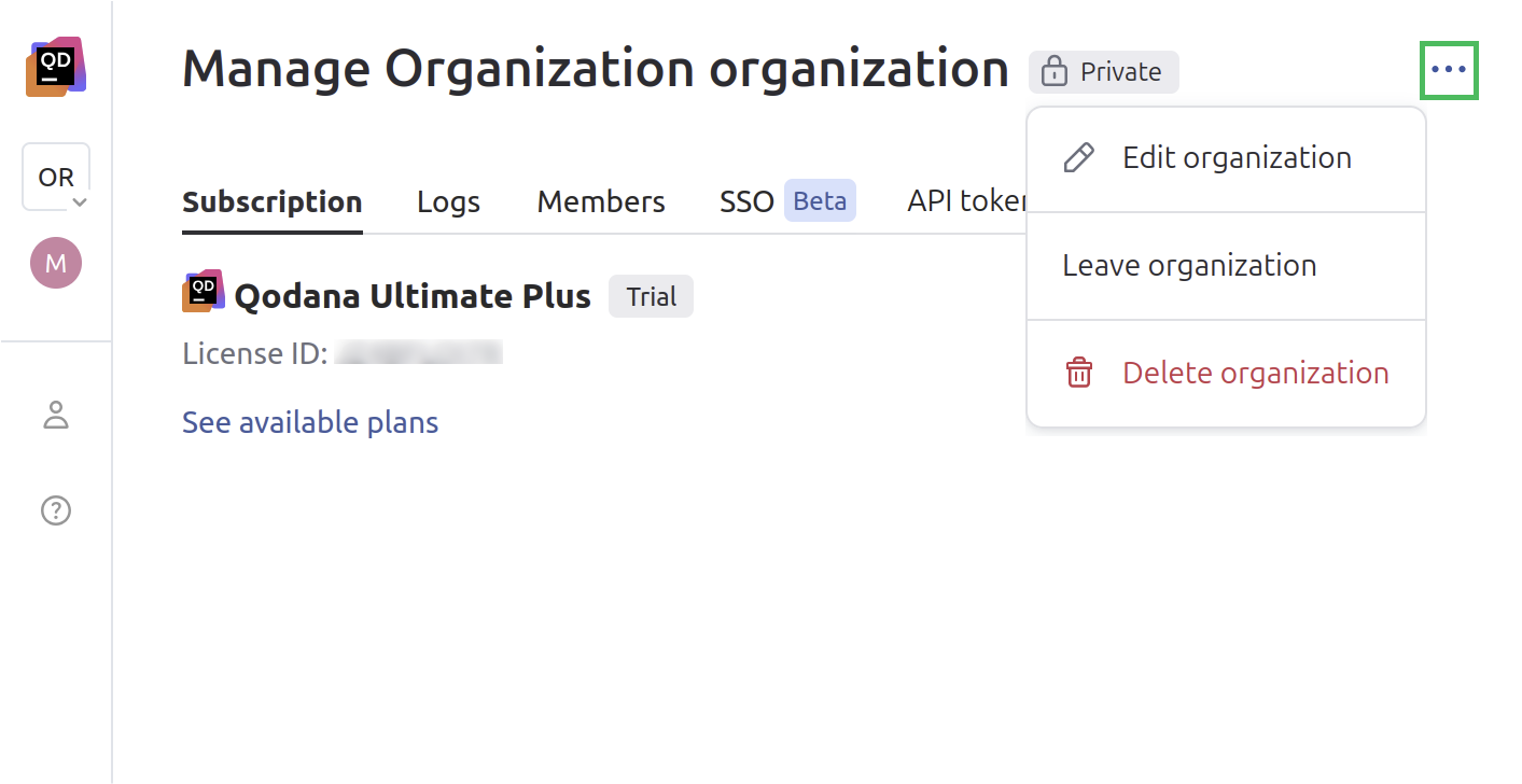 Managing an organization