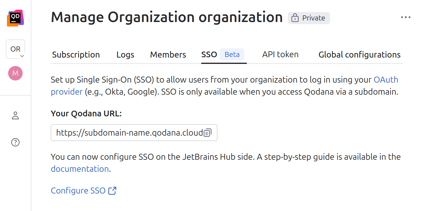 The second step of the SSO subdomain generation
