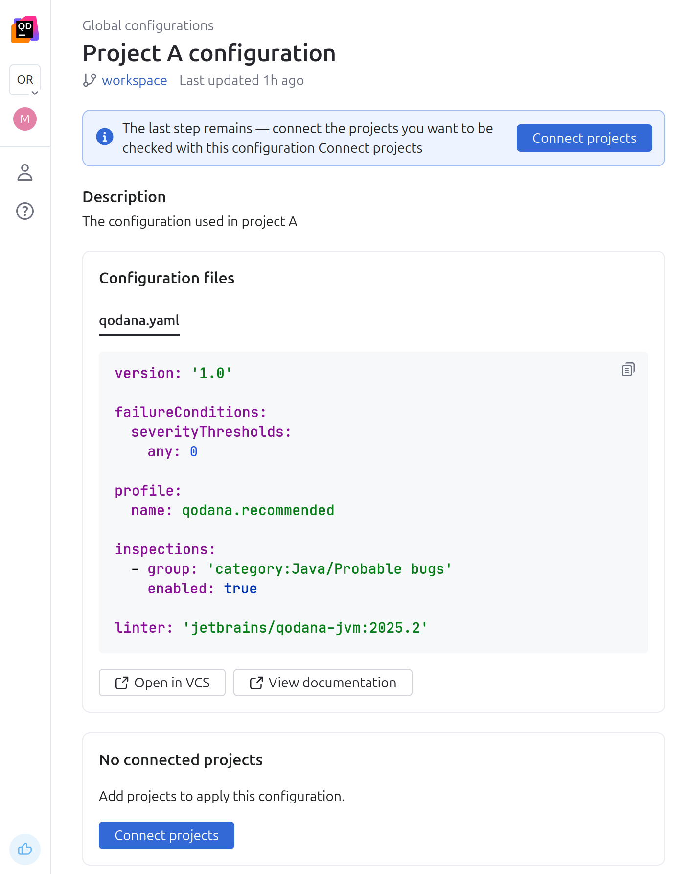 Global configuration components