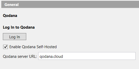Logging in to Qodana Cloud Self-hosted