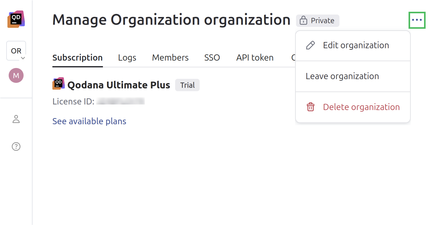 Managing an organization