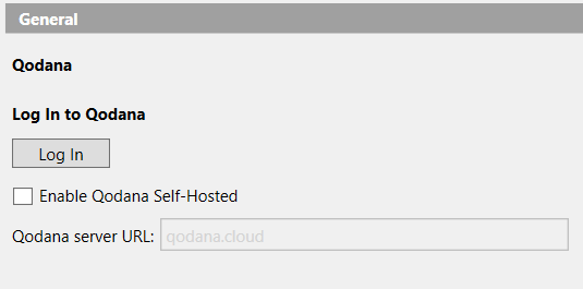 The Options window