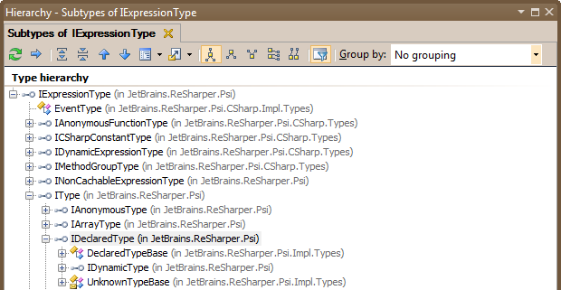 Type hierarchy for IExpressionType Type hierarchy for IExpressionType