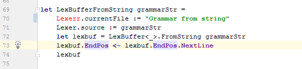 FSharp syntax highlighting