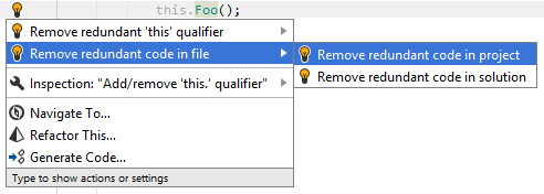 Remove redundant code quick-fix Remove redundant code quick-fix