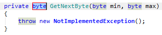 JetBrains Rider: Generating code from usage JetBrains Rider: Generating code from usage