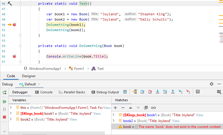 JetBrains Rider debugger: Tracking objects (Make Object ID) JetBrains Rider debugger: Tracking objects (Make Object ID)